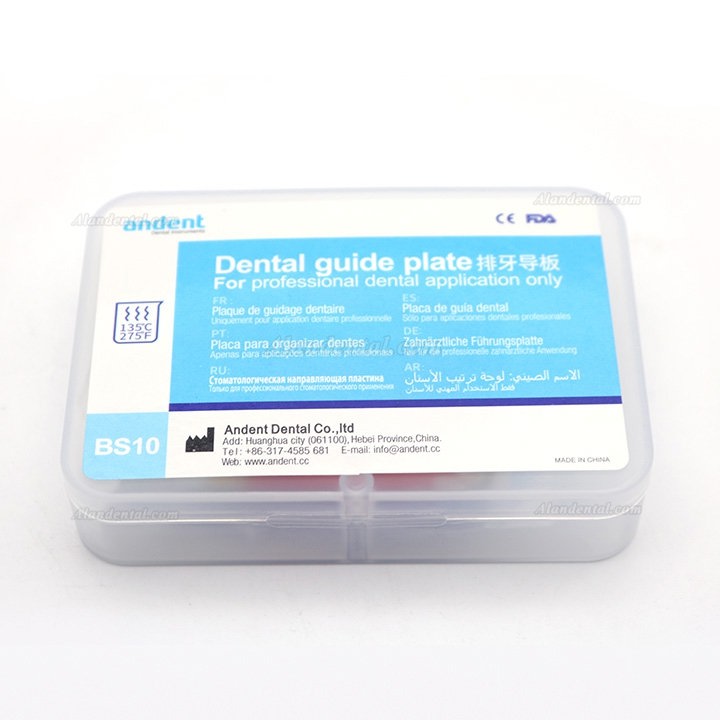 Dental Guide Template Plate For Complete Denture False Teeth Arrangement